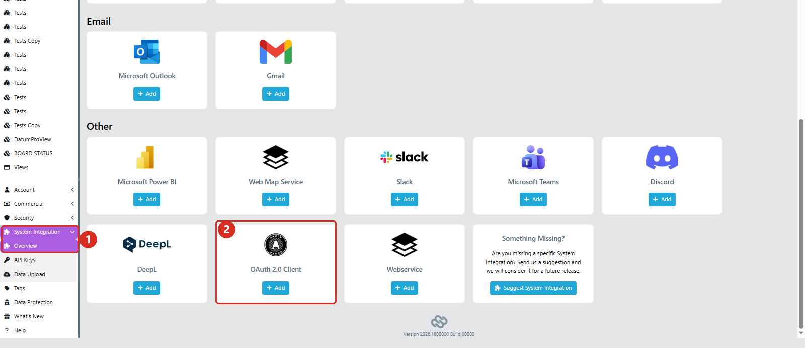 Where the OAuth 2.0 Client integration lives